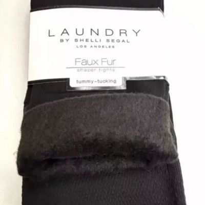 Laundry By Shelli Argali Tights Faux Fur Extra Warm New For Cold Weather Size L